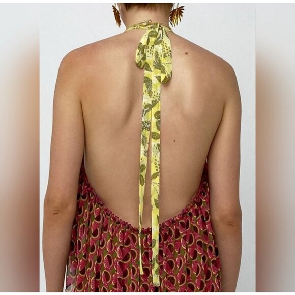 Zara Sheer Colourful Cropped Top Bundle L NWT - Picture 13 of 13